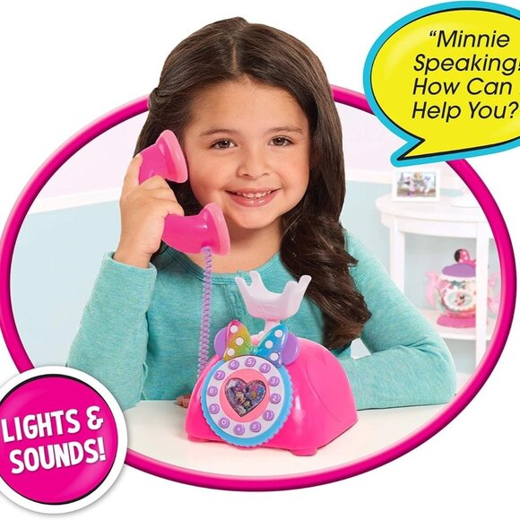 Disney Junior Minnie Mouse Happy Helpers Phone Toy With Lights & Sounds - Picture 5 of 5
